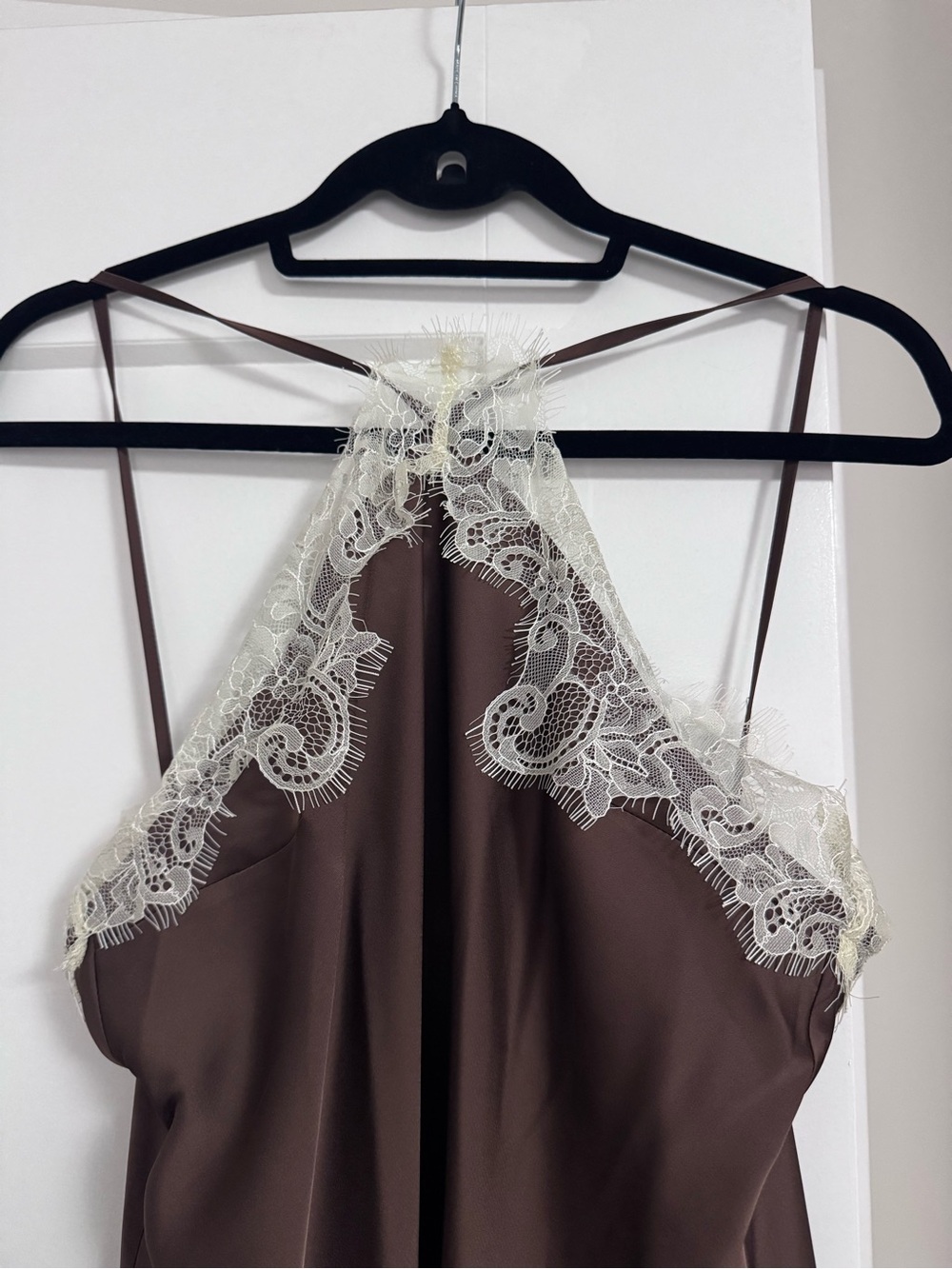 RMN Studio Satin Lace Slip Dress- new! - Picture 5 of 9